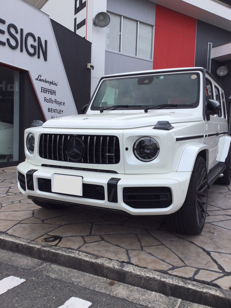 AMGゲレンデインナーブラック塗装