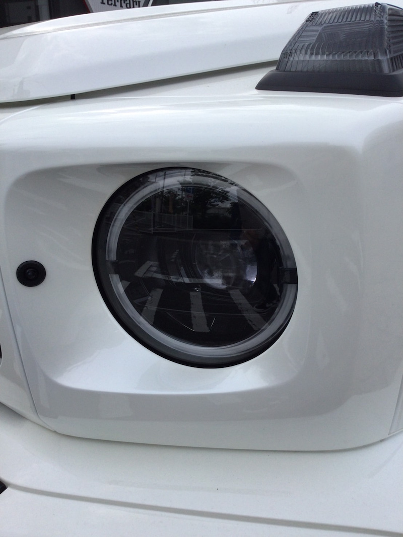 AMGゲレンデインナーブラックヘッドライト