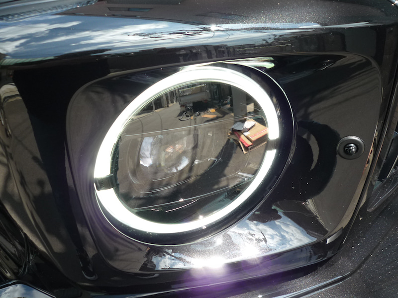 G63ブラックアウトヘッドライト